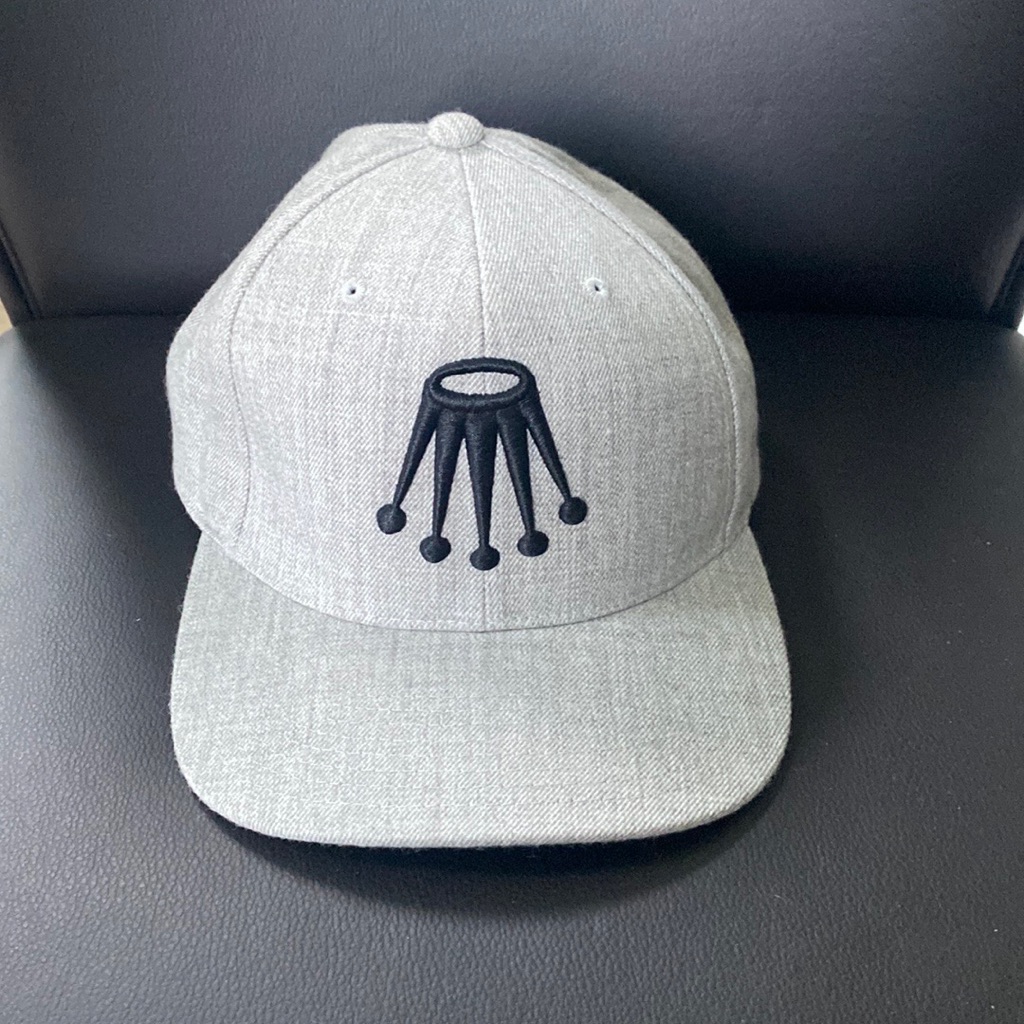 Reversed Rolex Crown Adjustable Grey Cap